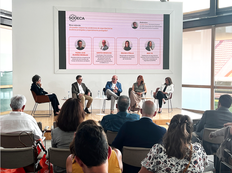 Expertos reflexionan durante mesa redonda sobre seguridad contra incendios en Madrid